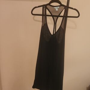 Balance Collection | Chic Black Sleeveless Cover Up